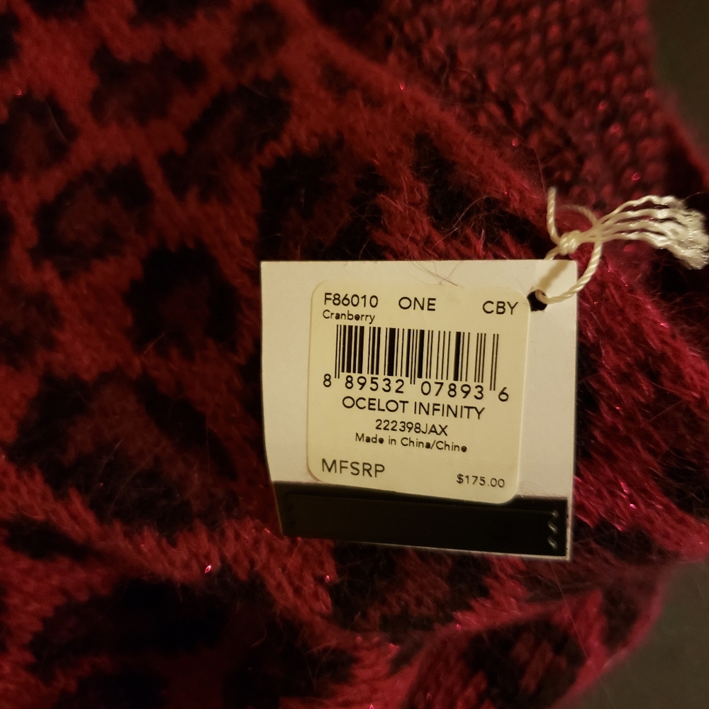 NWT. Coach Infinity scarf